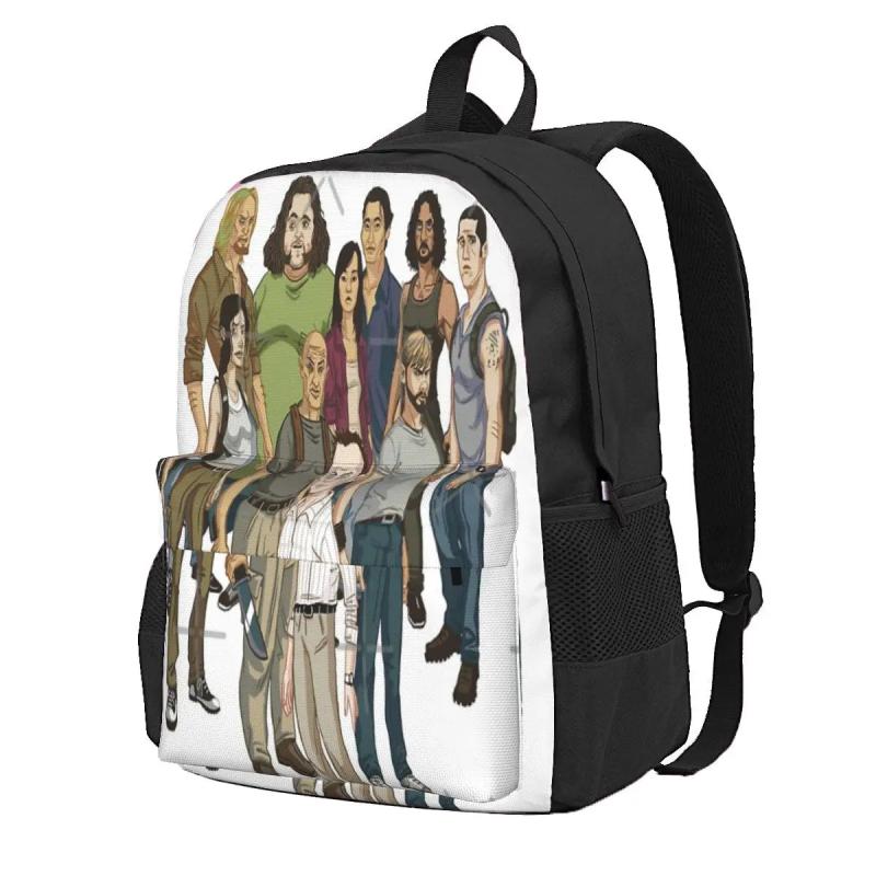 Lost TV Series Backpacks Men's Women's Backpacks Bags