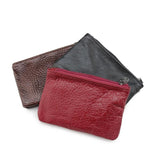 Cow Leather Double Zippers Men's Car Key Organizer