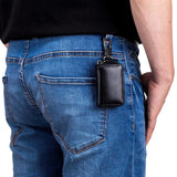 Unisex PU Leather Key Wallet Zipper Car Key Bag Mini Storage Bags