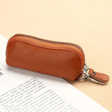 Unisex Zipper Mini Small Keychain Holder Pouch Portable Car-key Storage
