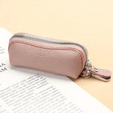 Unisex Zipper Mini Small Keychain Holder Pouch Portable Car-key Storage