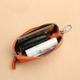 Unisex Zipper Mini Small Keychain Holder Pouch Portable Car-key Storage