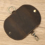 Leather Key Wallet Holder Car Keychain Bag Case Solid Storage