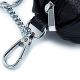 Men's Soft Leather Key Holder with Keychain Ring