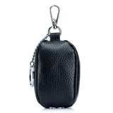 Men's Soft Leather Key Holder with Keychain Ring
