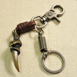 Cowhide Key Ring Wallets Key Holder Organizer