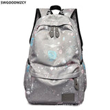 Unisex School Notebook Men Handbag Backpack for Boys
