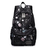 Unisex School Notebook Men Handbag Backpack for Boys
