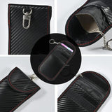 RFID Signal Blocking Car Key Wallet Bag Anti-Theft Keyless Entry Pouch