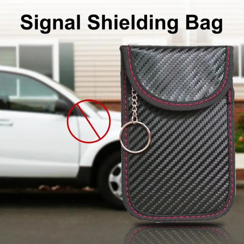 RFID Signal Blocking Car Key Wallet Bag Anti-Theft Keyless Entry Pouch