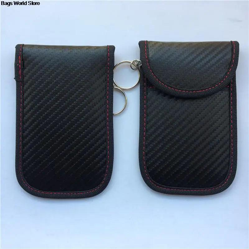 1pc Anti-theft Car Key Signal Blocking Pouch Rfid Key Protector