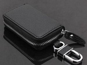 PU Leather Key Fob Holder Bag Cover Pouch Key Wallet Case Keychain For Car