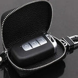 PU Leather Key Fob Holder Bag Cover Pouch Key Wallet Case Keychain For Car