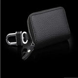 PU Leather Key Fob Holder Bag Cover Pouch Key Wallet Case Keychain For Car