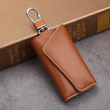 Keychain Holders PU Leather Car-key Organizer Key Wallets Case