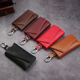 Keychain Holders PU Leather Car-key Organizer Key Wallets Case