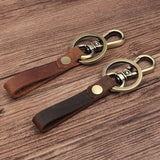 Metallic Key Wallets Keychain Leather Key Organizer Holder Mini