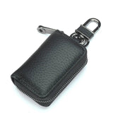 Mini Leather Zipper Key Holder Bag for Car Motors