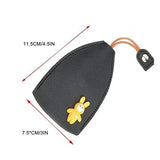 Geestock Rabbit Cat Key Bag Leather Key Wallet Keychain Pouch