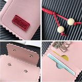 Foldable Key Wallet Unisex Patchwork Car-key Holder Housekeeper Keychain