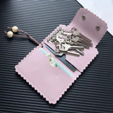 Foldable Key Wallet Unisex Patchwork Car-key Holder Housekeeper Keychain