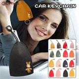 Cartoon Car Key Case Cover PU Leather Key Bag Keychain Keycase