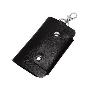 Unisex PU Leather Key Holder Case Bag Keychain Wallet Organizer Manager