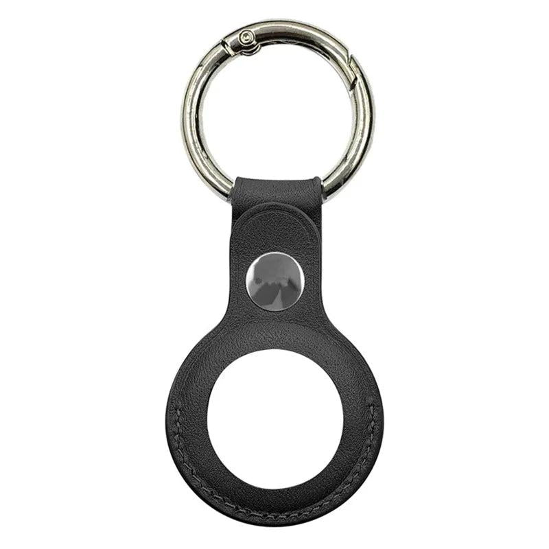 Airtags Hanging Buckle Anti-lost Protective Cover PU Leather Holder