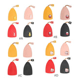 4pcs Cartoon Keys Holder Cases PU Key Bags Large Capacity Unisex Christmas