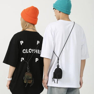 Key Storage Bag Mini Backpack Zipper Housekeeper Pocket