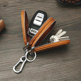 Leather Key Holder Women Key Wallets Car Key Holder Smart Housekeeper
