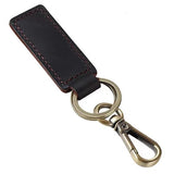 Stylish Leather Keychain Clip Accessory Gift for Easy Key Attachment