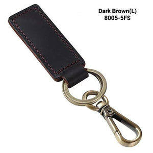 Stylish Leather Keychain Clip Accessory Gift for Easy Key Attachment
