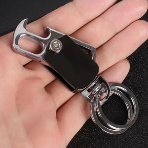 VM KISS Alloy Key Holder Metallic Keychain Organizer
