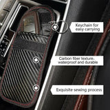 Carbon Grain RFID Blocking Faraday Pouch for Car Key Fob