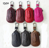 Crocodile Head Car Remote Control Cover - Leather Key Bag