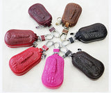 Crocodile Head Car Remote Control Cover - Leather Key Bag
