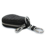 Key Holder Wallet PU Leather Unisex Solid Key Organizer