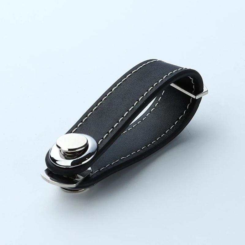 Car Smart Leather Keychain Pouch Bag Case Wallet Holder Chain Key Wallet