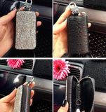 Diamond Key Case Universal Car Key Case Diamond Female Car Key Cover