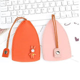 Cartoon Leather Key Bag Large Capacity Car Key Case