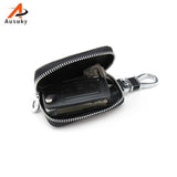 Leather Car Key Wallets Men Key Holder Housekeeper Keys Organizer