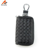 Leather Car Key Wallets Men Key Holder Housekeeper Keys Organizer