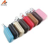 Leather Car Key Wallets Men Key Holder Housekeeper Keys Organizer