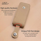 Leather Key Case Holder Car Keychain Storage Bag