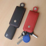 Leather Key Case Holder Car Keychain Storage Bag