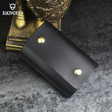 Portable Leather Key Holder Bag Unisex Wallet Cover Mini Key Wallet