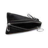 High Key Holder Purse Solid Pattern Key Pouch Leather Bag
