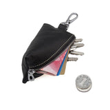 High Key Holder Purse Solid Pattern Key Pouch Leather Bag