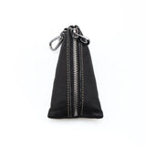 High Key Holder Purse Solid Pattern Key Pouch Leather Bag